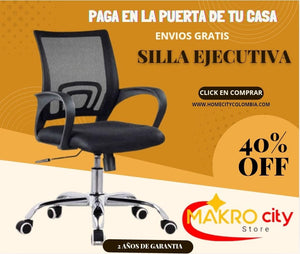 Silla Ejecutiva Ergonómica para oficina negra OFERTA